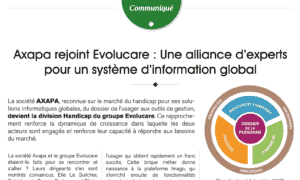 Axapa rejoint Evolucare : Une alliance d’experts pour un système d’information global