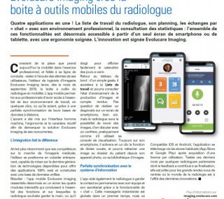 Evolucare Imaging entwickelt die mobile Toolbox für Radiologen