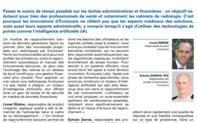 Intelligence artificielle :  Evolucare Imaging fiabilise vos données financières