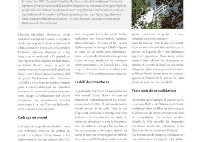 OpRoom am Institut Mutualiste Montsouris – Ein „Big Bang“-Rollout