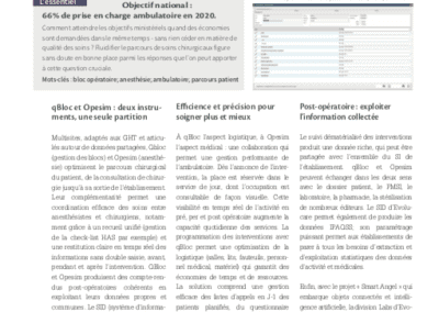 Optimisation de la chirurgie ambulatoire : l’offre Evolucare