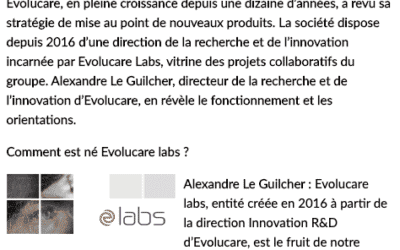 Evolucare setzt auf gemeinsame Innovation, um erfolgreich zu wachsen und zu einem Midcap-Unternehmen zu werden