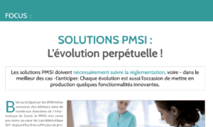 Solutions PMSI : L’évolution perpétuelle !