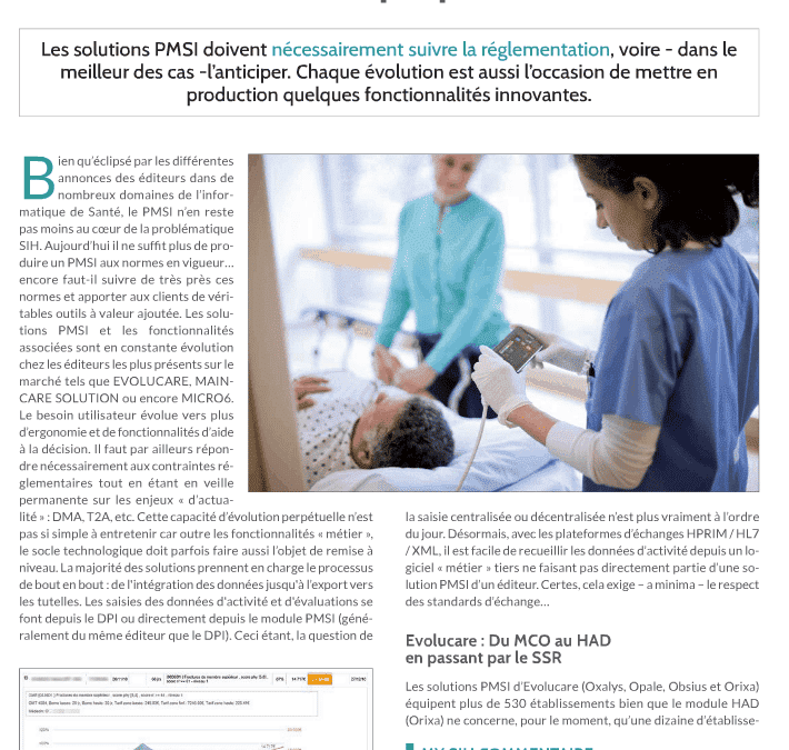 Solutions PMSI : L’évolution perpétuelle !