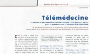 Le réseau de télémedecine OphDiaT dépiste 15000 patients par an  pour la prévention de la rétinopathie diabétique