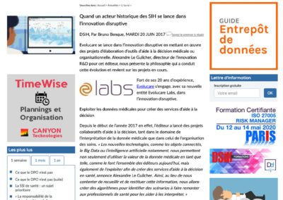 Quand un acteur historique des SIH se lance dans l’innovation disruptive