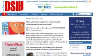 QBloc optimise les programmes opératoires et la traçabilité des interventions du GHT