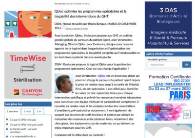 QBloc optimise les programmes opératoires et la traçabilité des interventions du GHT