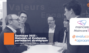 Santexpo 2023 : échange autour du partenariat Maincare / Evolucare