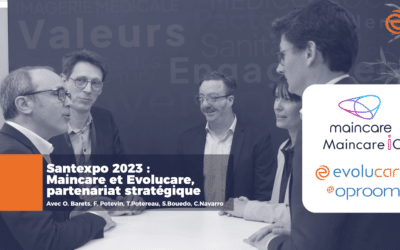 Santexpo 2023 : échange autour du partenariat Maincare / Evolucare
