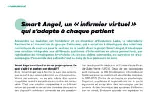 Smart Angel, un infirmier virtuel qui s’adapte à chaque patient