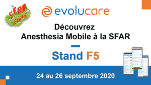 SFAR 2020 : Découvrez Anesthesia Mobile, le tout nouveau module innovant d’Evolucare !