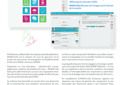 Informatique médico-sociale  IMAGO DU, dossier de l’usager ergonomique : en 2020, trente nouvelles associations équipées !