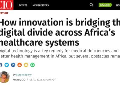 Comment l’innovation permet de réduire la fracture numérique dans les systèmes de santé en Afrique
