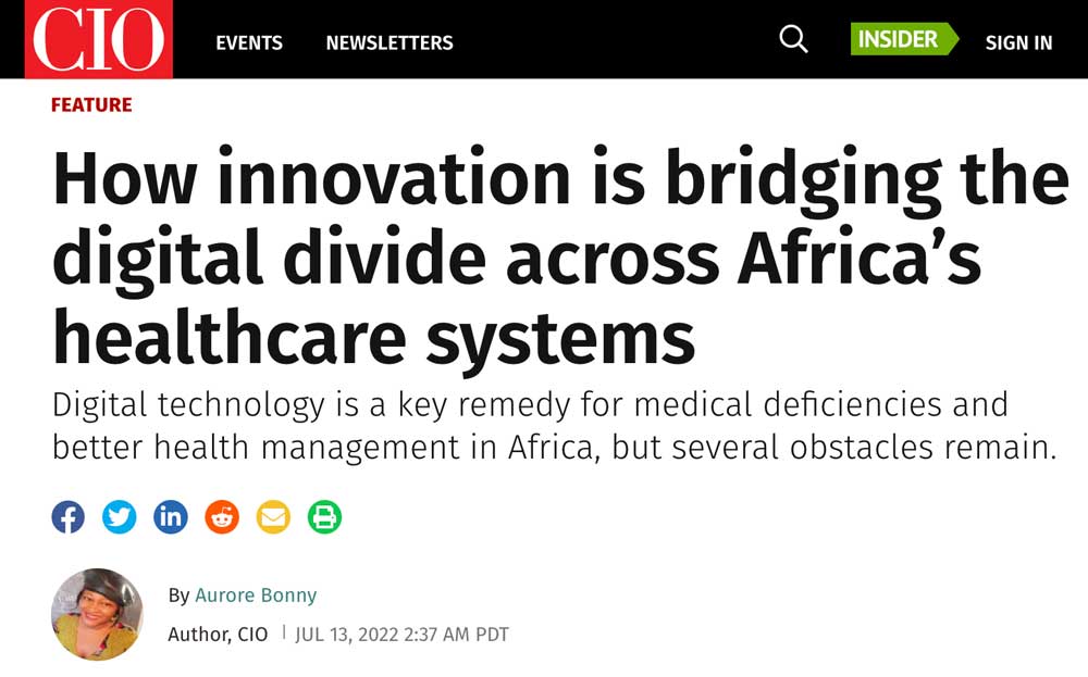 Comment l’innovation permet de réduire la fracture numérique dans les systèmes de santé en Afrique