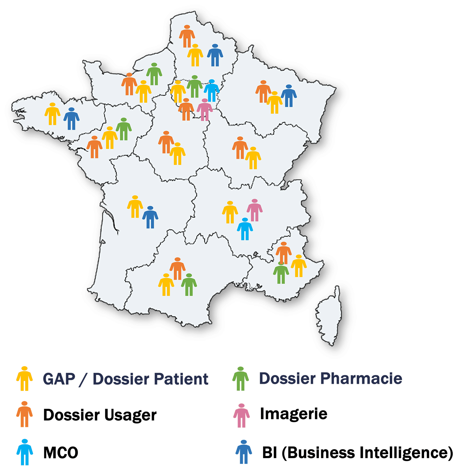 Carte des formations en ligne