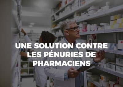 Répondre aux pénuries de pharmaciens dans les GCS et HAD