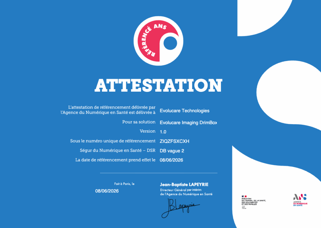 Attestation Segur Drimbox
